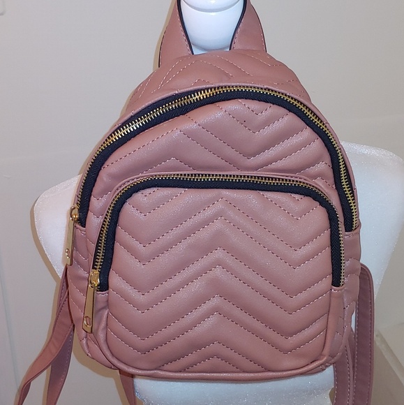 Mini mauve backpack - Picture 1 of 8